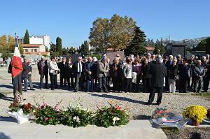 CEREMONIE DU 1 NOVEMBRE 2015 CIMETIERE DE MAZARGUES (13)